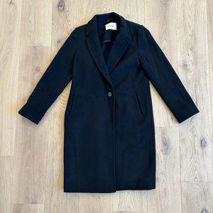 Aritzia Black Wool Stedman Coat Size Small